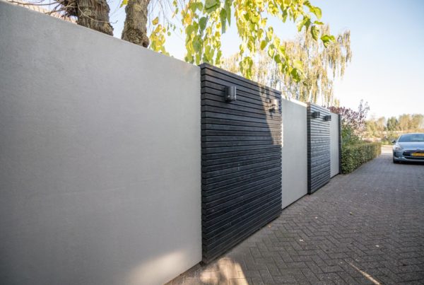 Oprit met buitenbehang